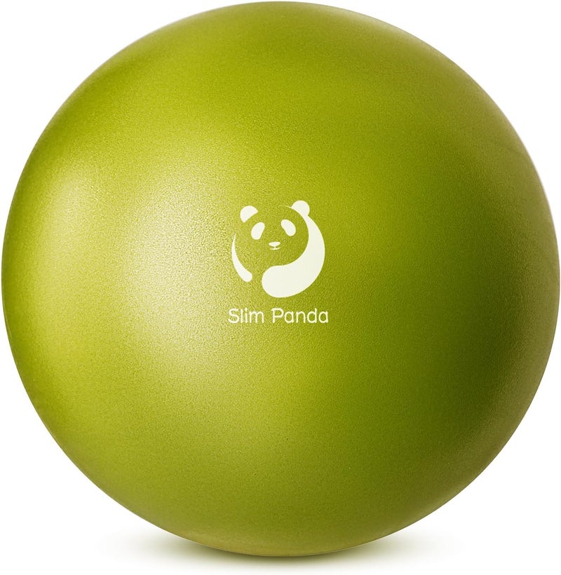 Slim Panda Pilates Ball, 9 Inch Small Exercise Ball, Anti Burst Mini Yoga Ball for Stability, Workout, Barre, Core Strength, Physical Therapy, Balance, Stretching - Image 1